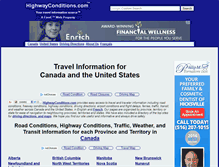 Tablet Screenshot of highwayconditions.com